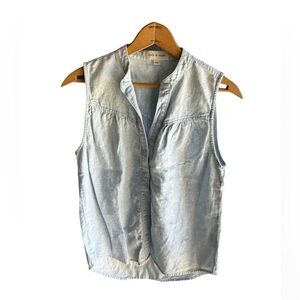Cloth & Stone, sleeveless denim, size XS
